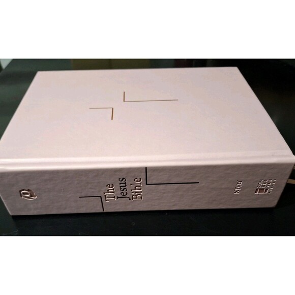 The Jesus Bible NIV Edition Zondervan Bibles Leathersoft over Board, Pink - Picture 10 of 11